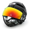 Revo Red Anti-Fog Full Face Youth Hockey Visor Steel Cage