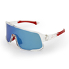 UV Protection Clear Frame Revo Ice Blue Lens Sports Glasses