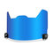 Blue-Purple American Football Visor For Senior