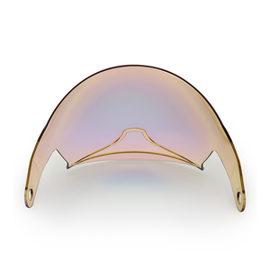 PPSU Heat-Resistant Clear Revo Red Firefighter Helmet Visor