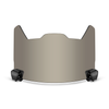 Shatterproof & UV Blocking Smoke Tint Football Helmet Visor