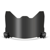 UV Protective Polycarbonate Black American Football Visor
