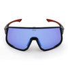 UV Protection Black Frame Revo Blue Lens Sports Glasses