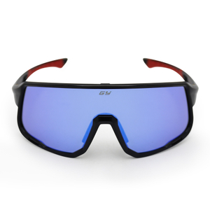UV Protection Black Frame Revo Blue Lens Sports Glasses