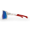 UV Protection Clear Frame Revo Ice Blue Lens Sports Glasses