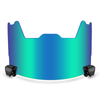 Revo green American football helmet visor