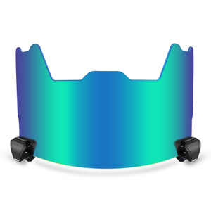 Revo green American football helmet visor