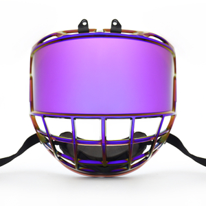 High-Performance Polycarbonate Revo Blue Ice Hockey Cage