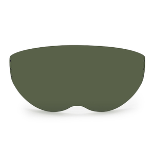 Scratch-Resistant UV Protection Green Aviation Helmet Visor