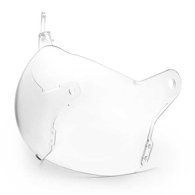 Polycarbonate Clear Aviation Helmet Visor with UV Protection