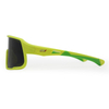 Lightweight Yellow Frame Sports Sunglasses with Black Lens