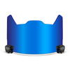 Revo Blue UV-Protected High-Impact American Football Visor