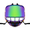 Revo Green Polycarbonate Ice Hockey Cage with Anti-Fog Lens