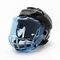 Ice Blue Senior Hockey Helmet with Integrated One-Piece Lens