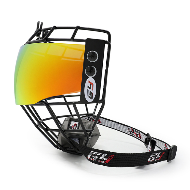 Face Protection Revo Red Anti-Fog Junior Hockey Visor Cage