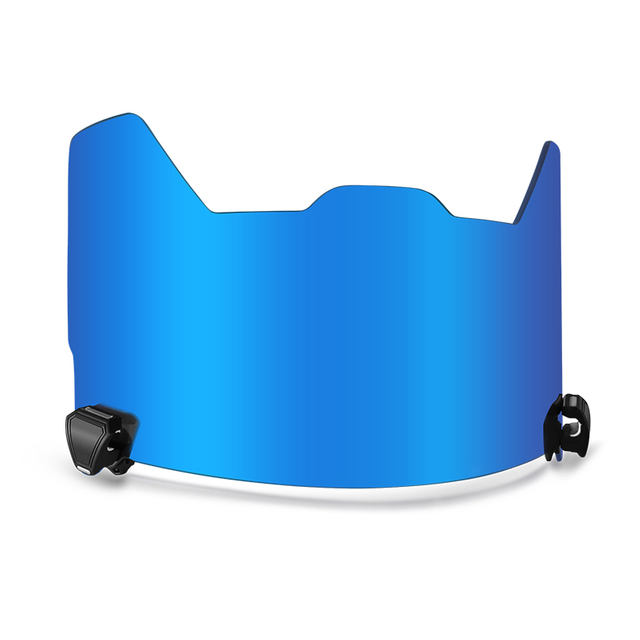 Revo Blue UV-Protected High-Impact American Football Visor