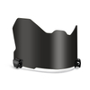 UV Protective Polycarbonate Black American Football Visor