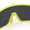 Lightweight Yellow Frame Sports Sunglasses with Black Lens