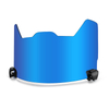 Revo Blue UV-Protected High-Impact American Football Visor