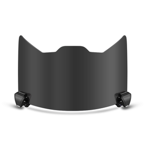 Polycarbonate Glare Reduction Black Football Helmet Visor