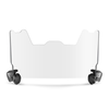 Lightweight Scratchproof Clear Polycarbonate Football Visor