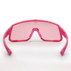 Fashionable Pink Sports Glasses for Cycling and Running