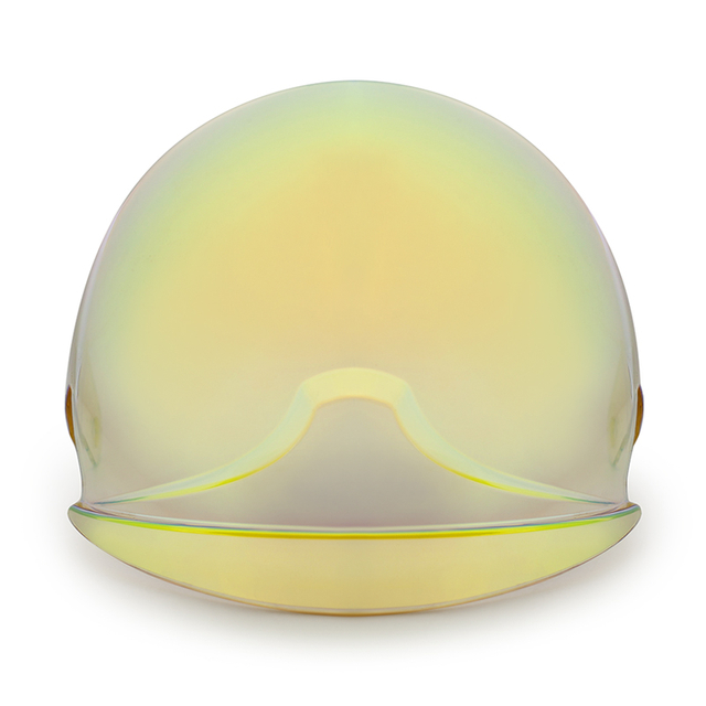 PPSU Heat-Resistant Clear Revo Red Firefighter Helmet Visor