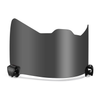 Polycarbonate Glare Reduction Black Football Helmet Visor