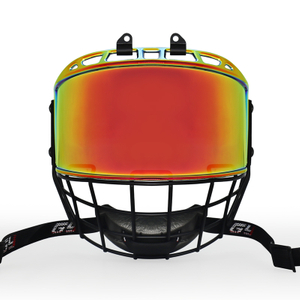 High-Impact Revo Red Anti-Fog Full Face Ice Hockey Cage
