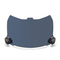 Dark Blue Football Helmet Visor with Black Clips