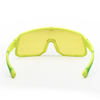 High-Contrast Yellow Sports Glasses for Cycling and Running