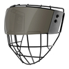 High-Impact Anti-Fog Smoke Ice Hockey Visor Cage Combo