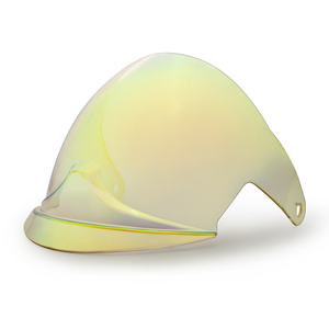 PPSU Heat-Resistant Clear Revo Red Firefighter Helmet Visor