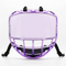 Purple Senior Hockey Helmet with Integrated One-Piece Lens
