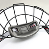 High-Impact Anti-Fog Smoke Junior Hockey Visor Steel Cage