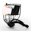 High-Clarity Anti-Fog Revo Red Ice Hockey Cage Visor Combo