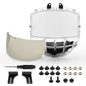 Youth Full Face Ice Hockey Cage with Interchangeable Visor